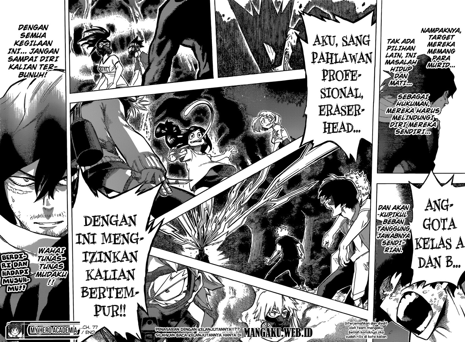 Boku no Hero Academia Chapter 77 Gambar 19