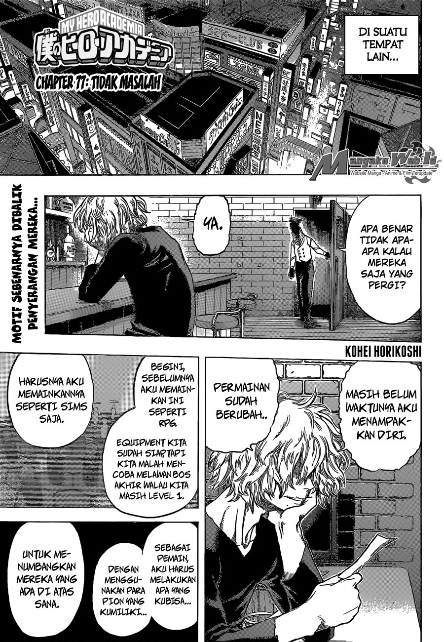 Manga Boku no Hero Academia Chapter 77 gambar nomor 2