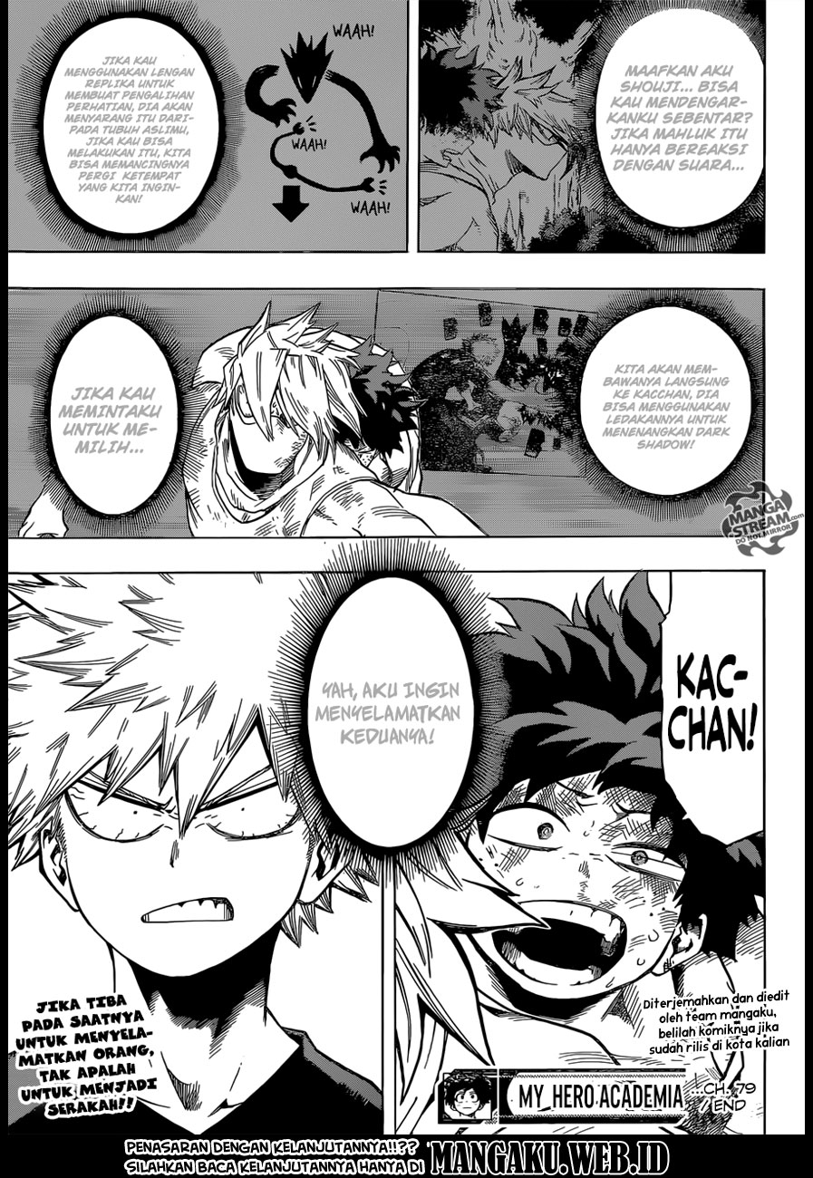 Boku no Hero Academia Chapter 79 Gambar 20
