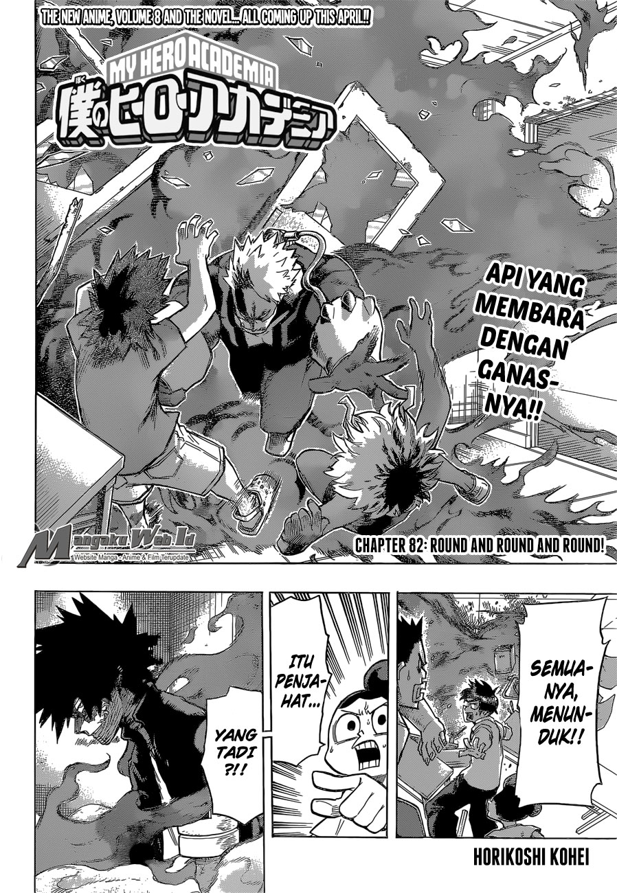 Boku no Hero Academia Chapter 82 Gambar 3