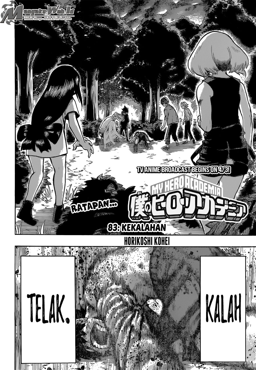 Boku no Hero Academia Chapter 83 Gambar 3