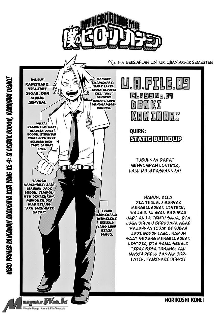 Manga Boku no Hero Academia Chapter 60 gambar nomor 2