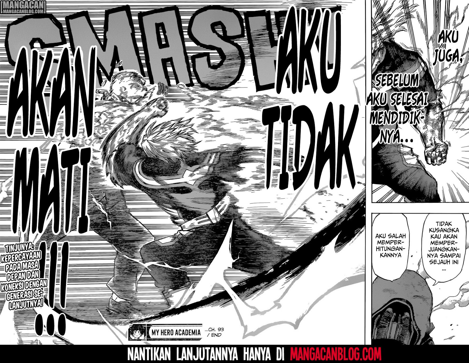Boku no Hero Academia Chapter 93 Gambar 17