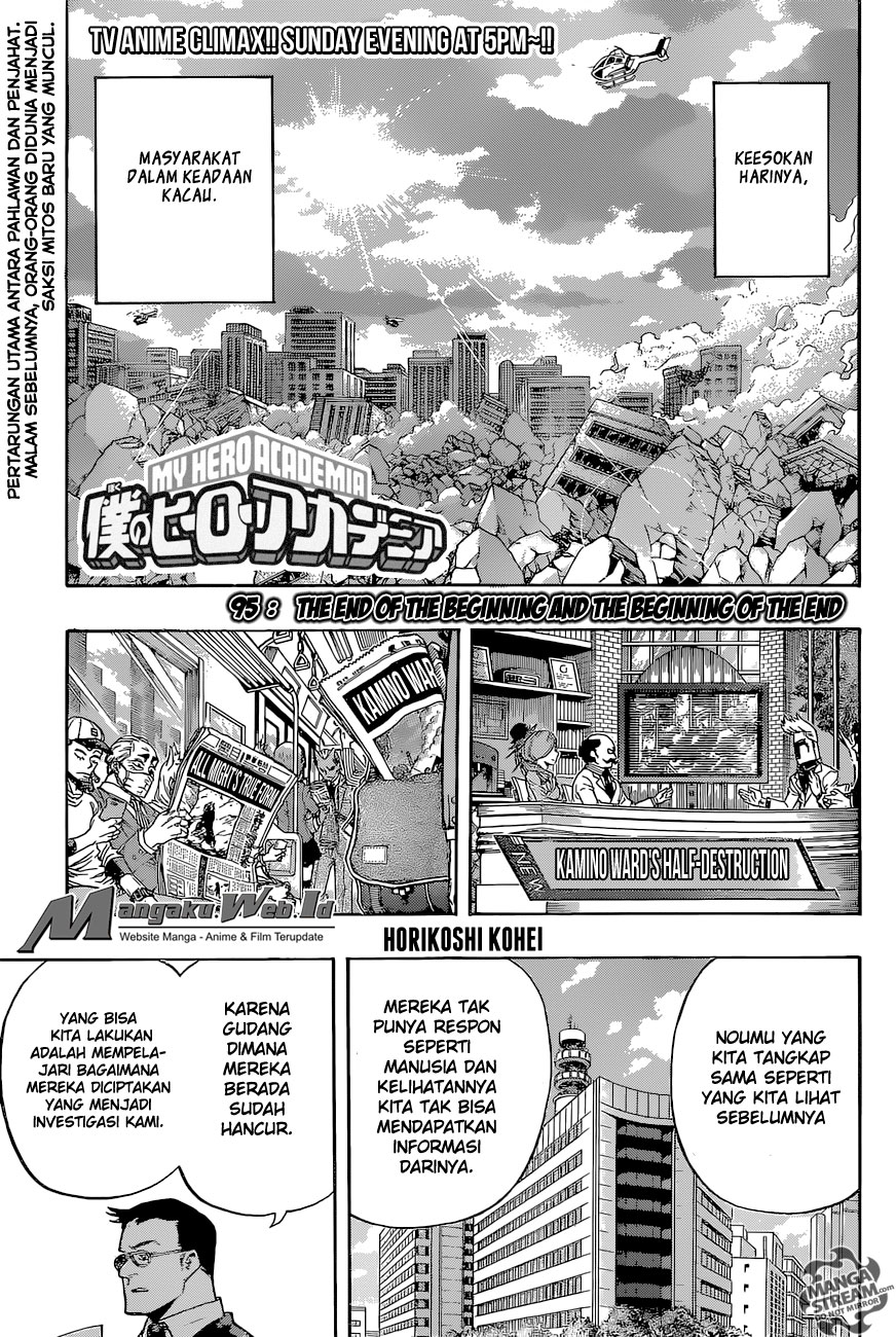 Manga Boku no Hero Academia Chapter 95 gambar nomor 2