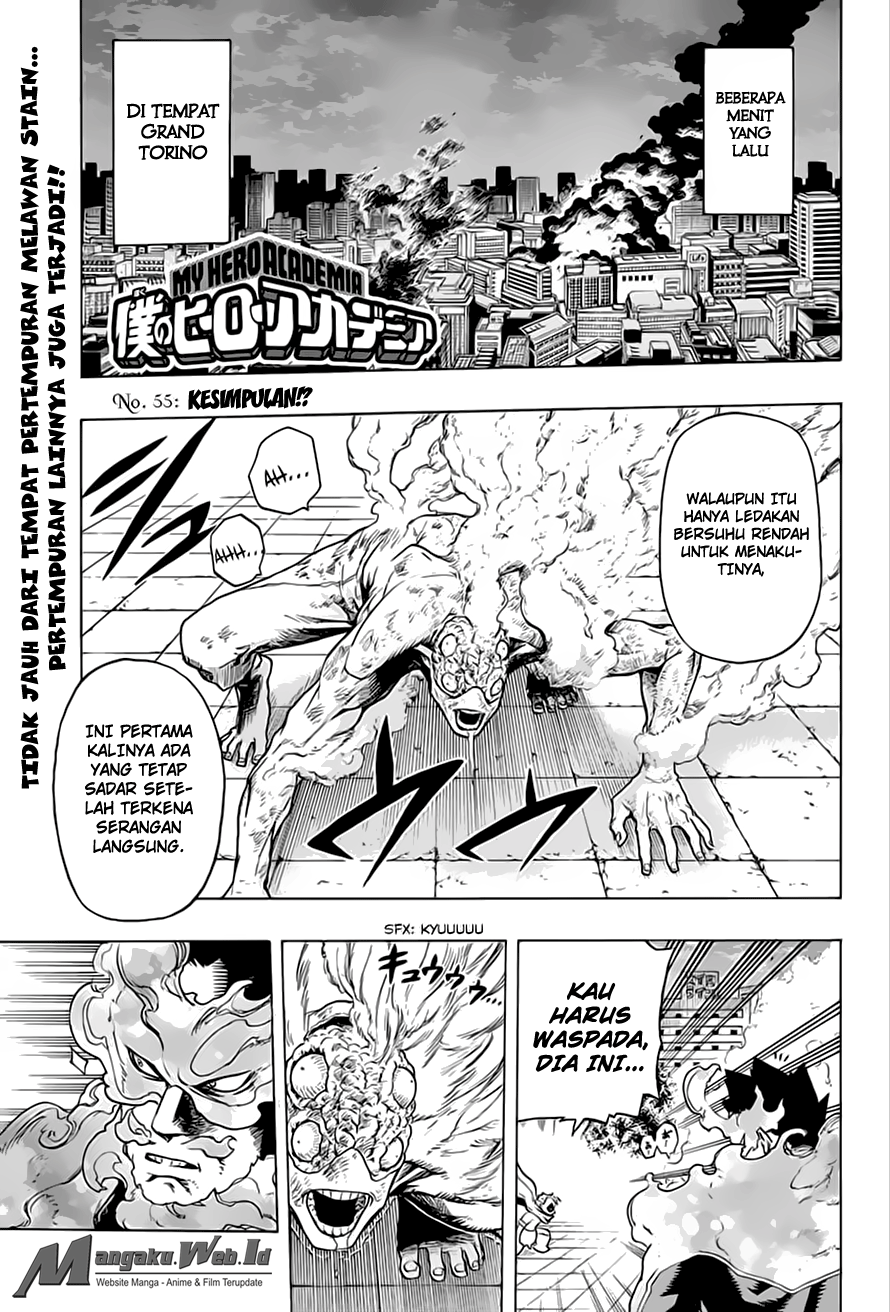 Manga Boku no Hero Academia Chapter 55 gambar nomor 2