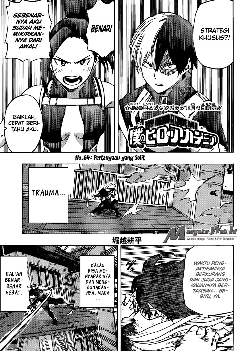 Komik Boku no Hero Academia Chapter 64 gambar nomor 1
