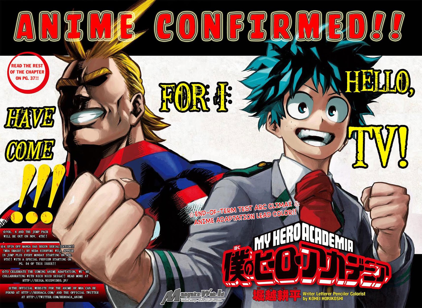 Boku no Hero Academia Chapter 65 Gambar 3