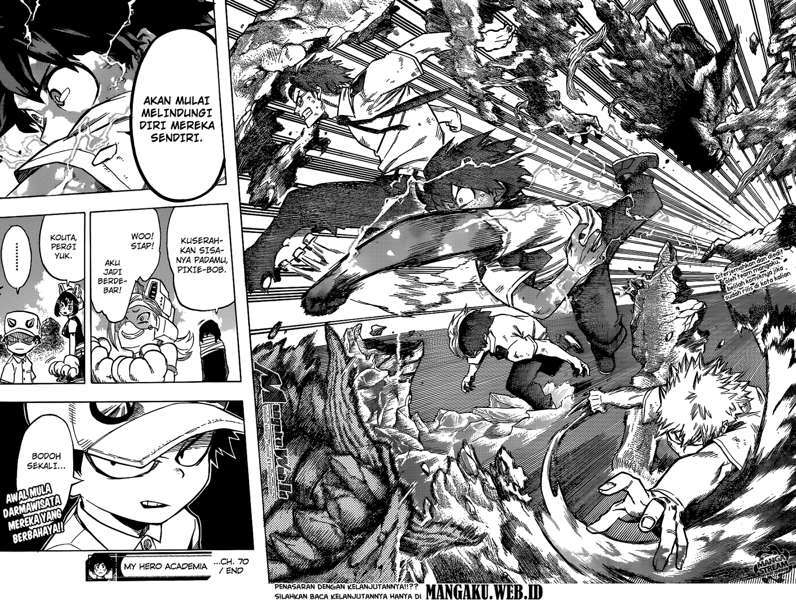 Boku no Hero Academia Chapter 70 Gambar 19
