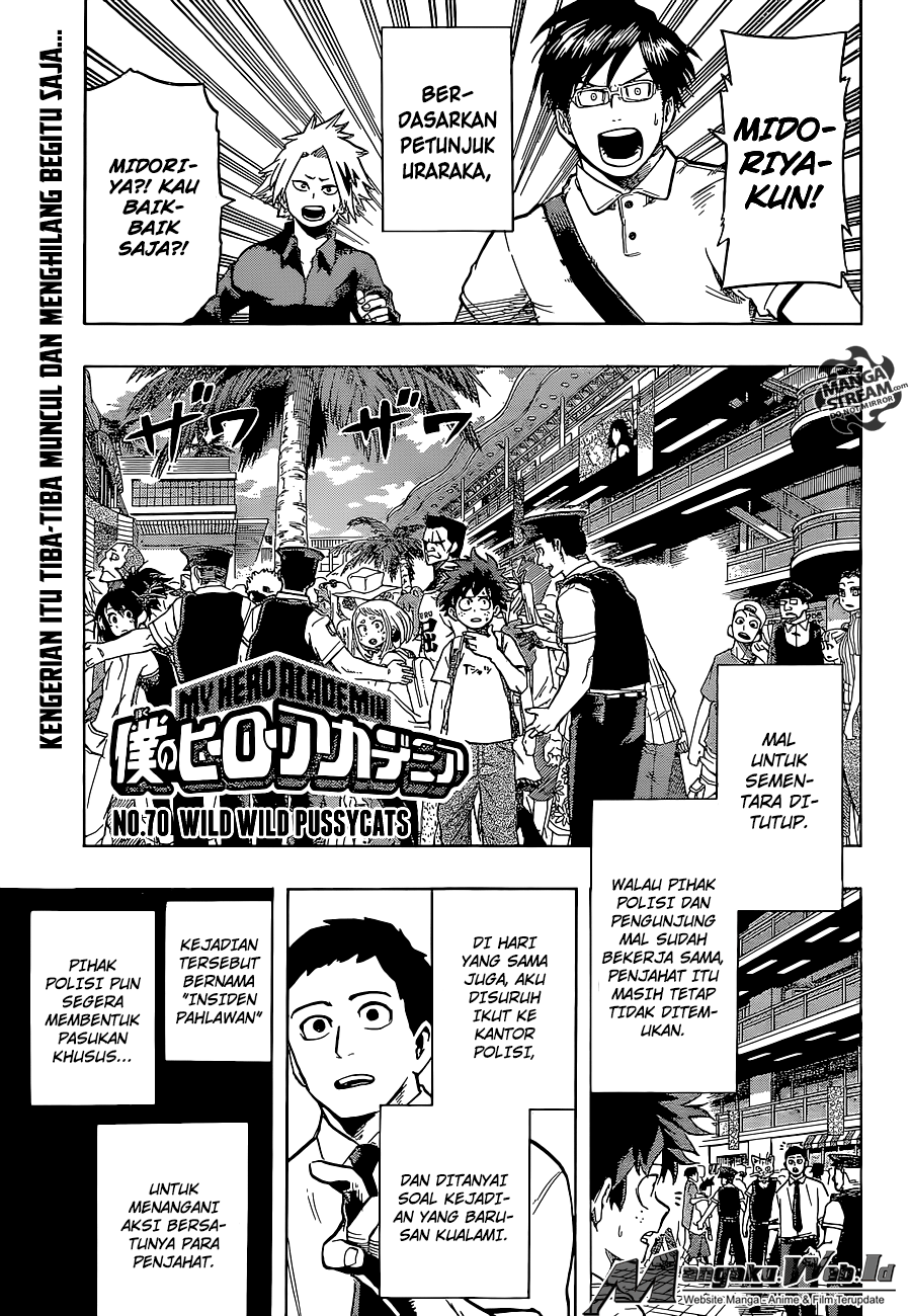 Manga Boku no Hero Academia Chapter 70 gambar nomor 2