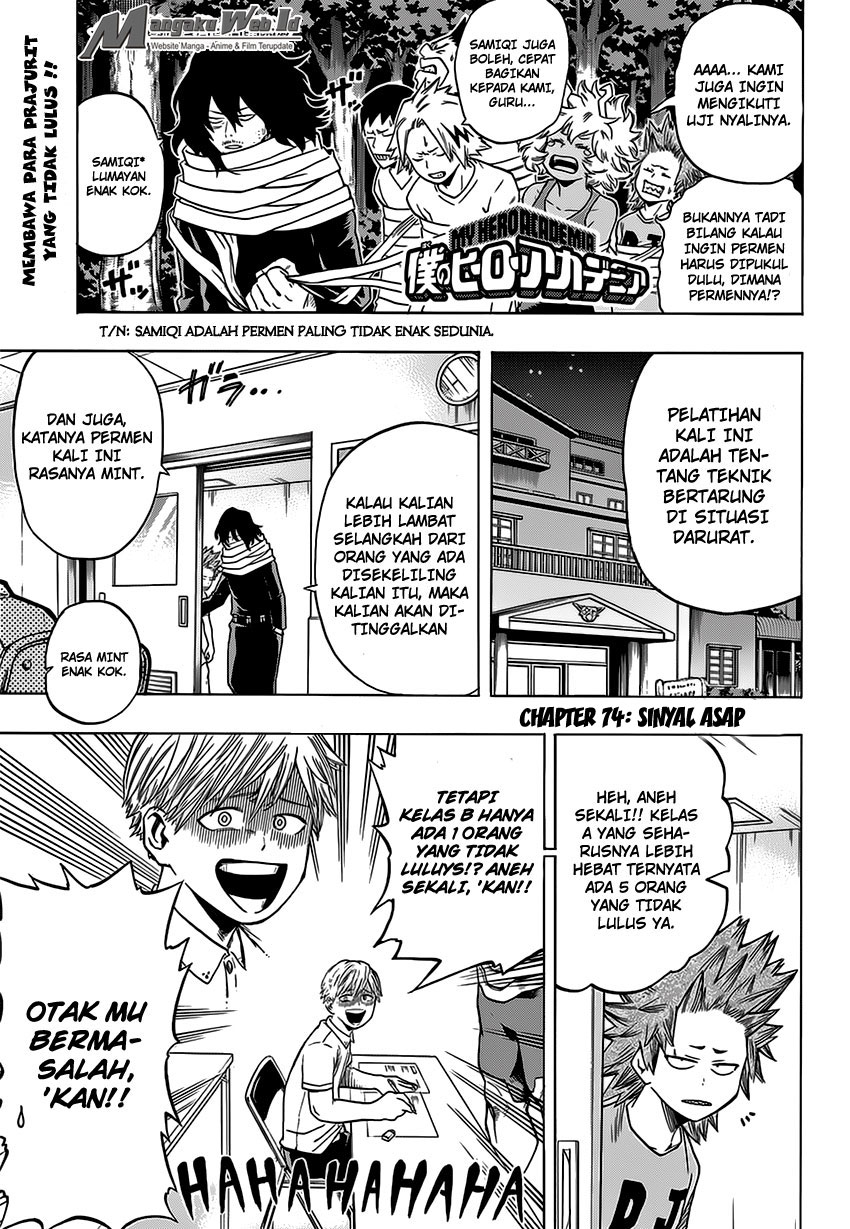 Manga Boku no Hero Academia Chapter 74 gambar nomor 2