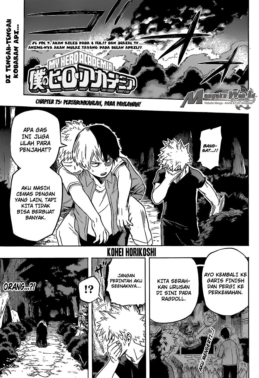 Manga Boku no Hero Academia Chapter 75 gambar nomor 2