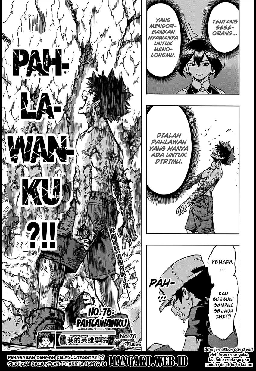 Boku no Hero Academia Chapter 76 Gambar 22
