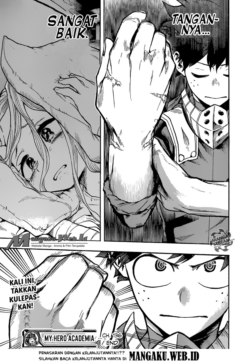 Boku no Hero Academia Chapter 136 Gambar 20