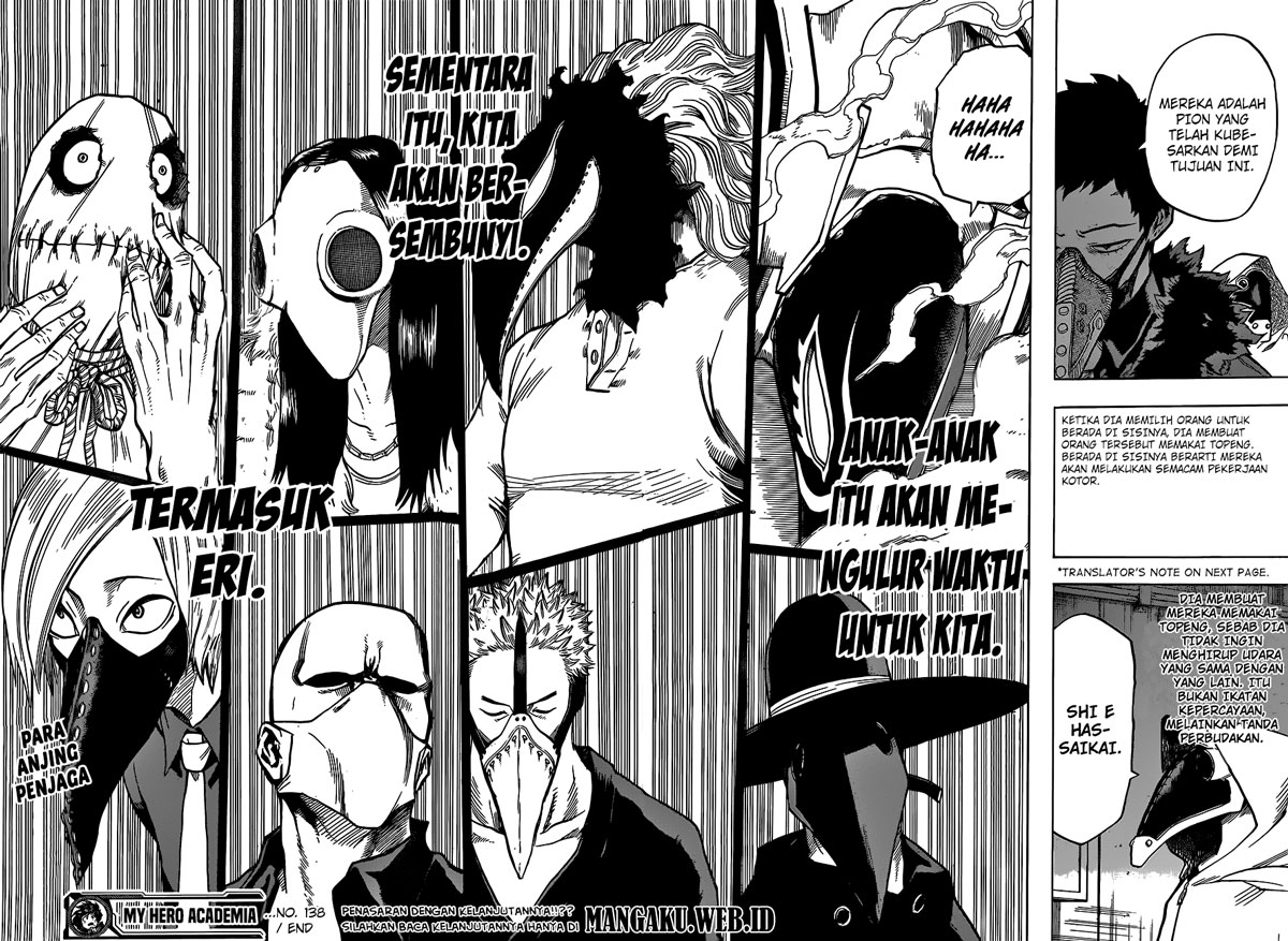 Boku no Hero Academia Chapter 138 Gambar 17