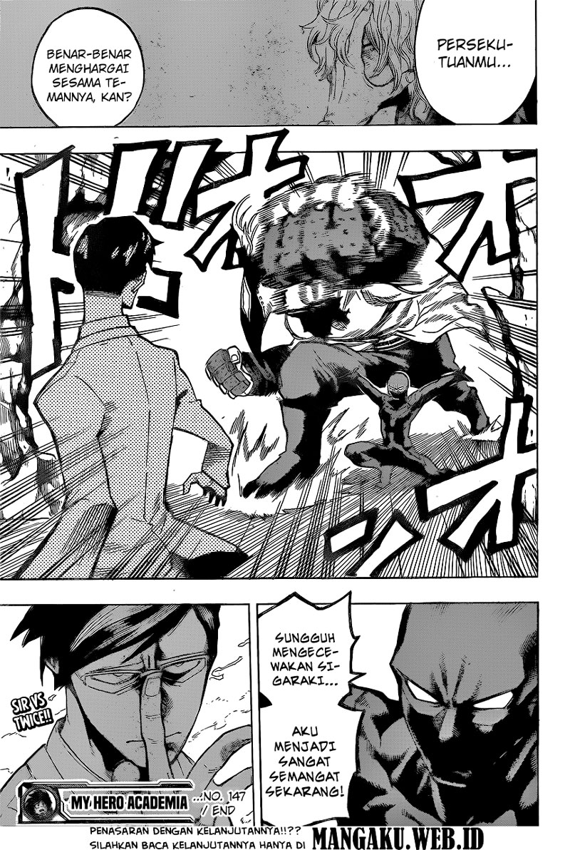 Boku no Hero Academia Chapter 147 Gambar 18