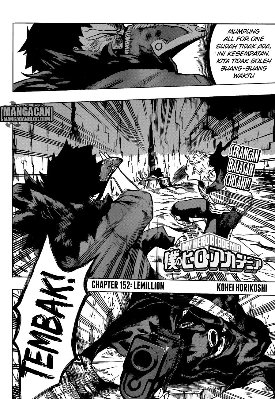 Boku no Hero Academia Chapter 152 Gambar 3