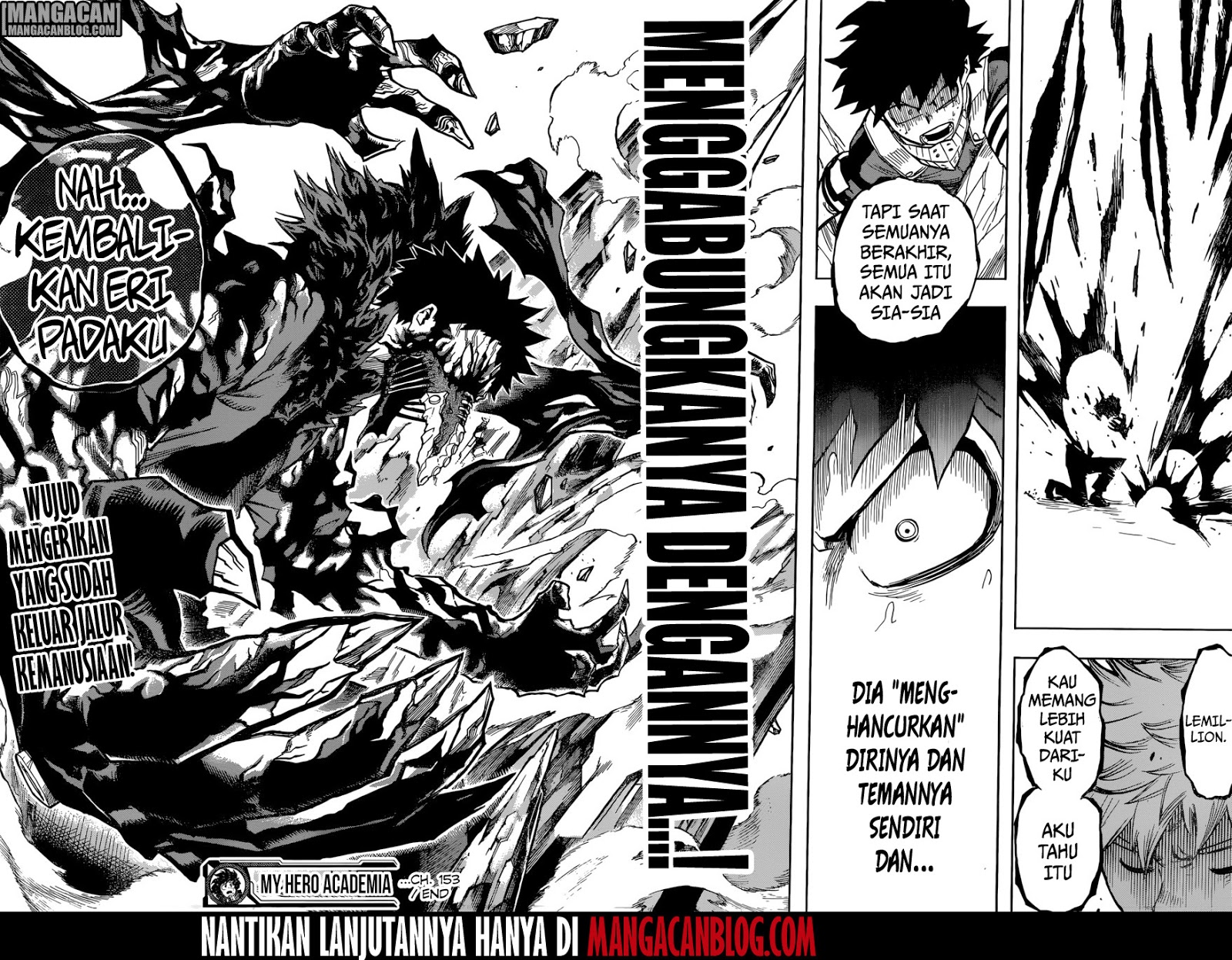 Boku no Hero Academia Chapter 153 Gambar 17