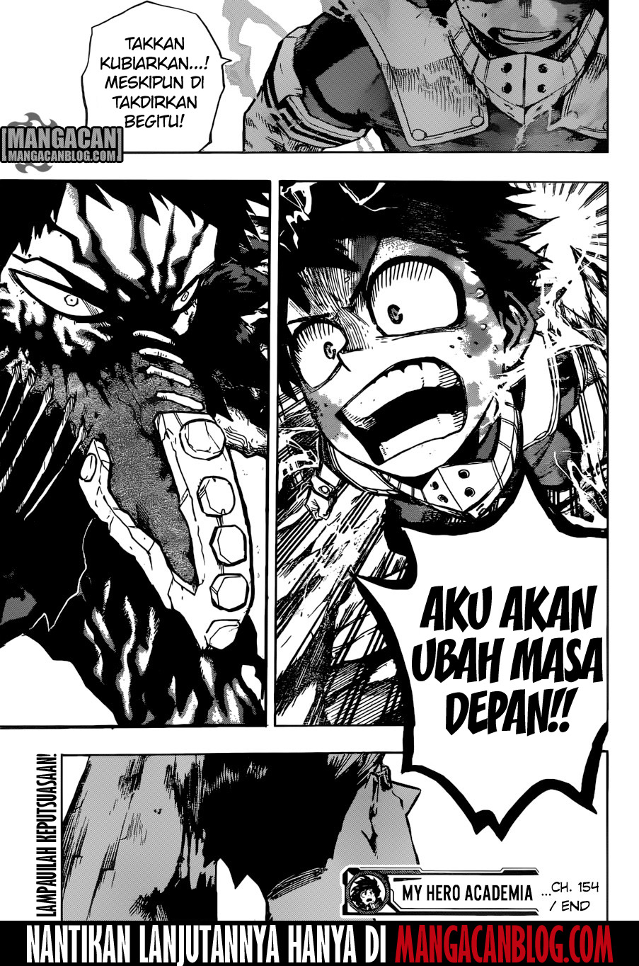 Boku no Hero Academia Chapter 154 Gambar 18