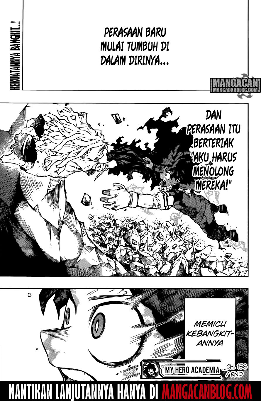 Boku no Hero Academia Chapter 156 Gambar 18