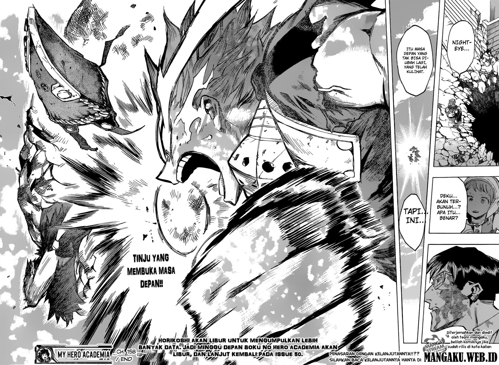 Boku no Hero Academia Chapter 158 Gambar 16