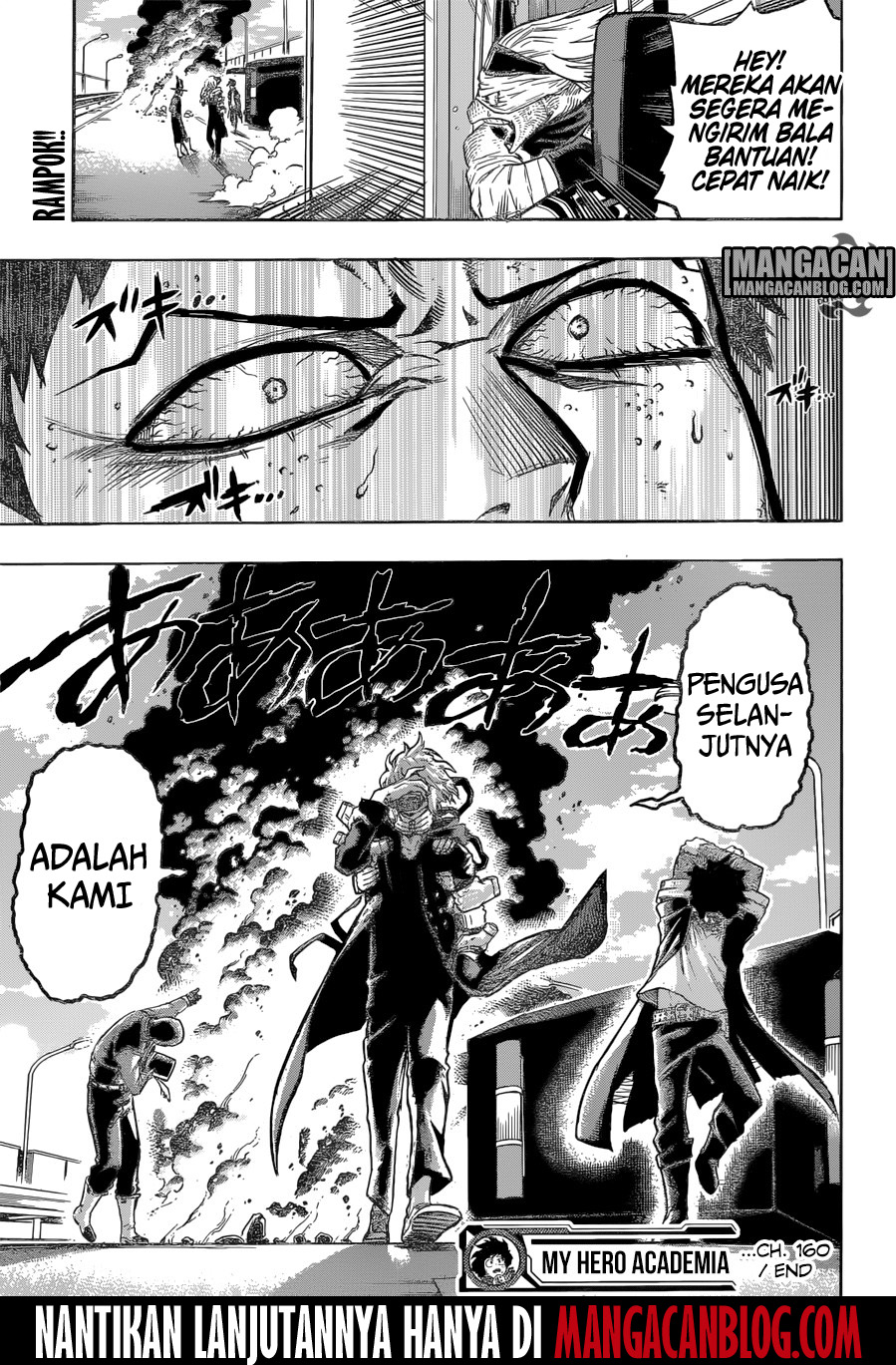Boku no Hero Academia Chapter 160 Gambar 18