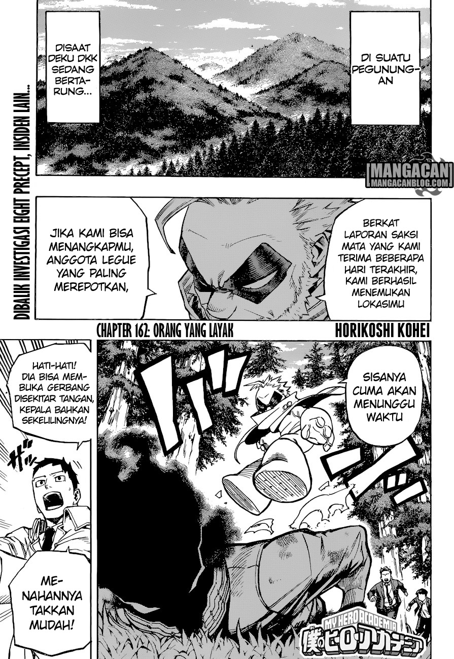 Komik Boku no Hero Academia Chapter 162 gambar nomor 1