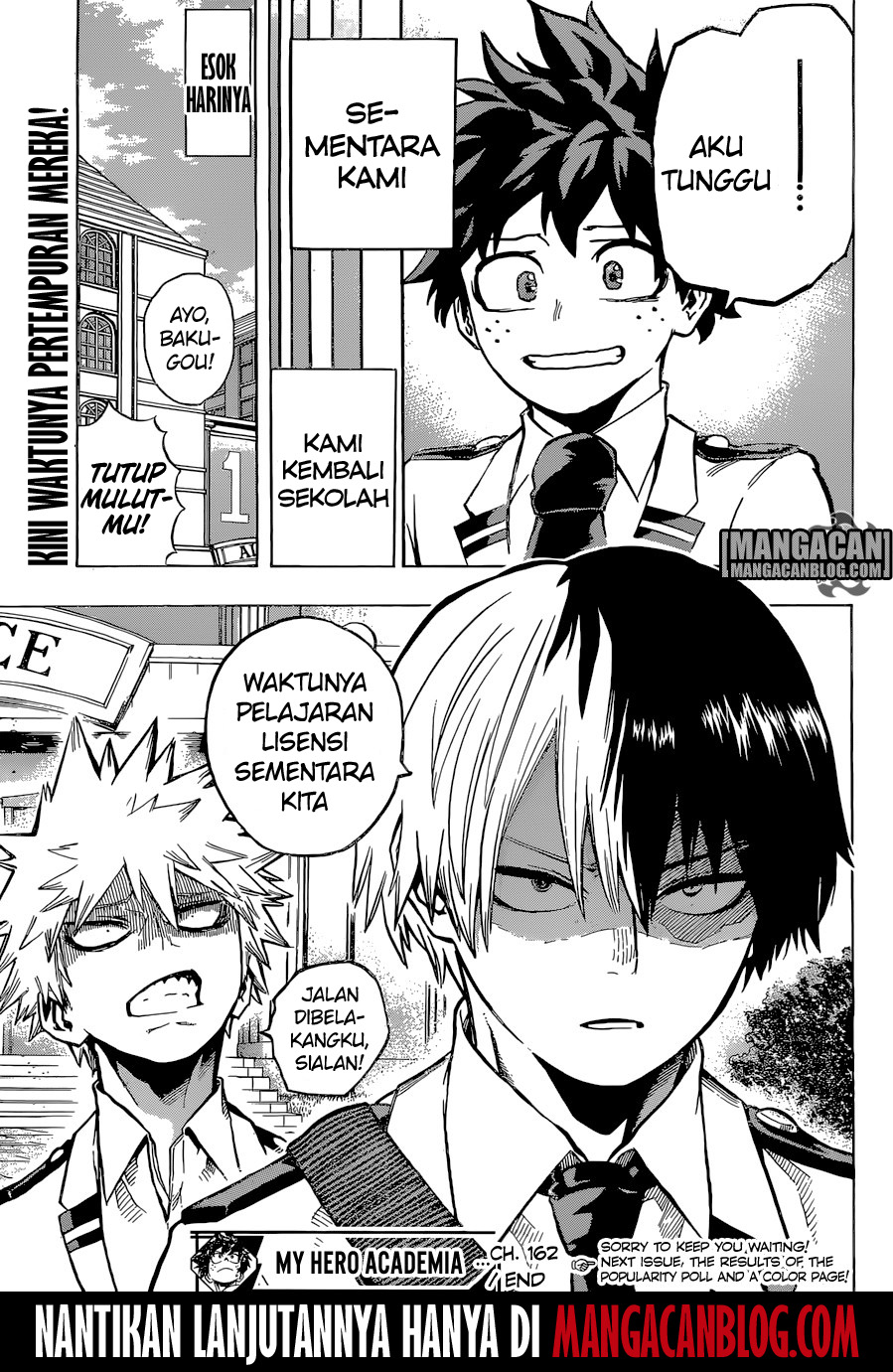 Boku no Hero Academia Chapter 162 Gambar 14