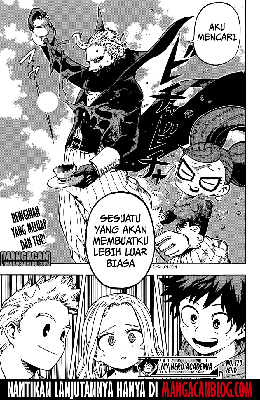 Boku no Hero Academia Chapter 170 Gambar 17