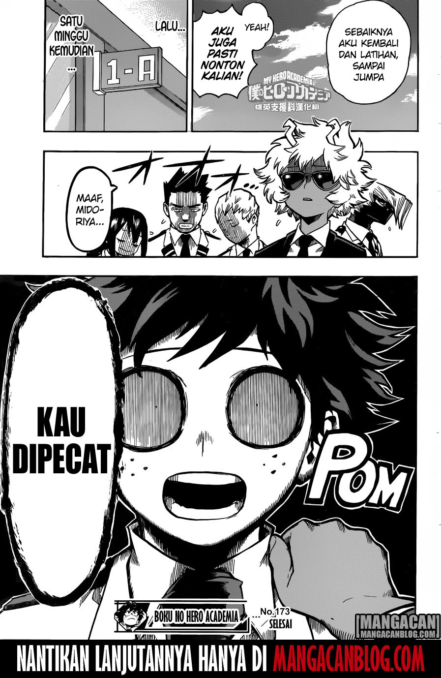 Boku no Hero Academia Chapter 173 Gambar 17