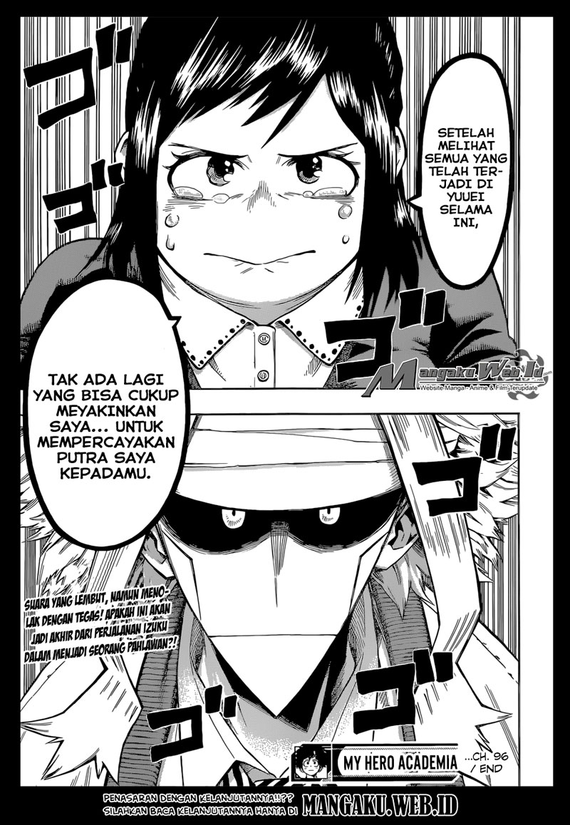 Boku no Hero Academia Chapter 96 Gambar 20