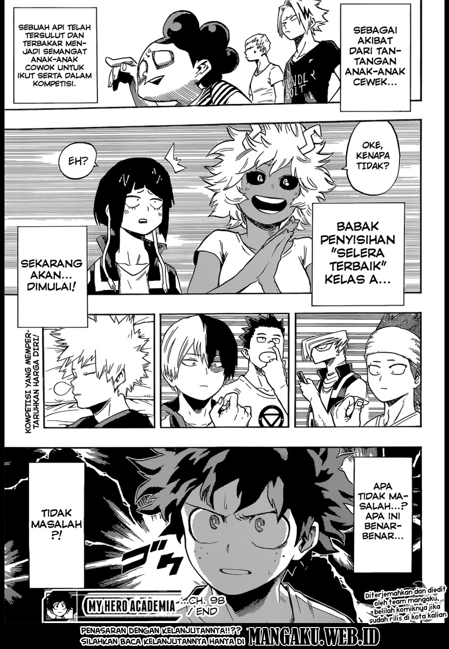 Boku no Hero Academia Chapter 98 Gambar 20