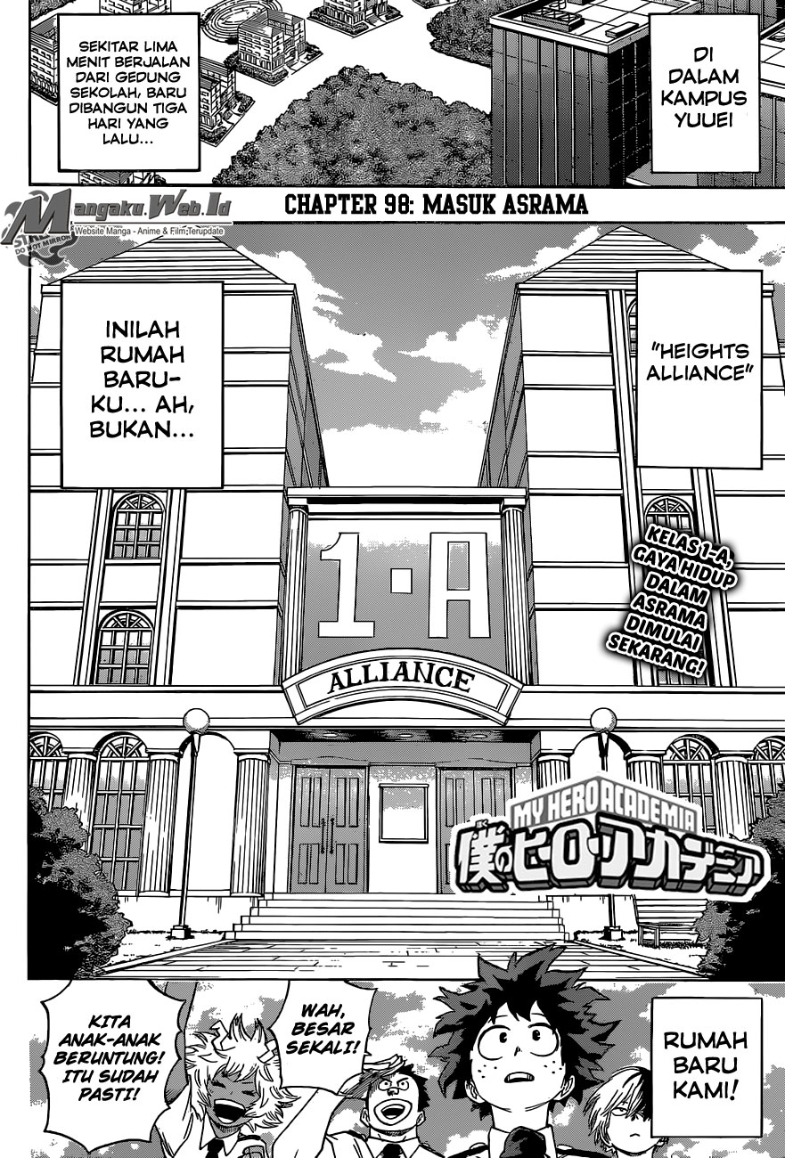 Boku no Hero Academia Chapter 98 Gambar 3