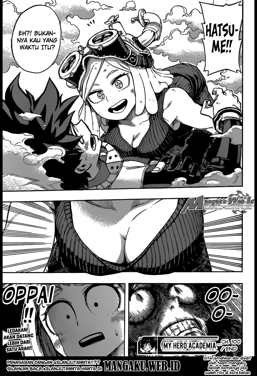 Boku no Hero Academia Chapter 100 Gambar 20