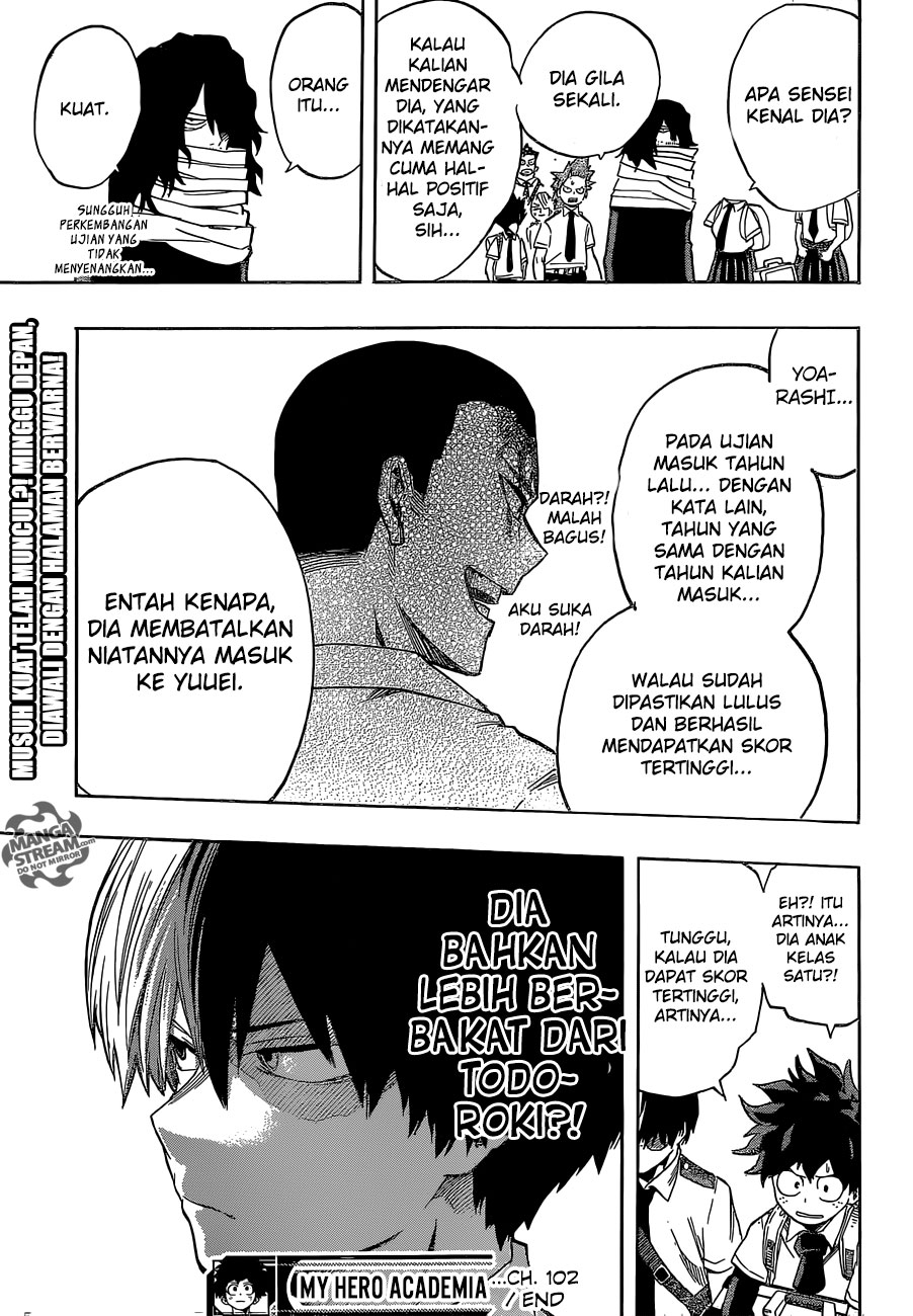 Boku no Hero Academia Chapter 102 Gambar 21