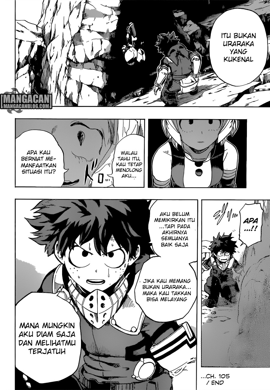 Boku no Hero Academia Chapter 105 Gambar 18