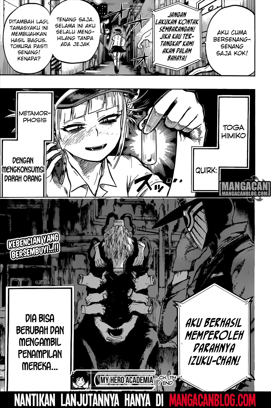 Boku no Hero Academia Chapter 114 Gambar 19
