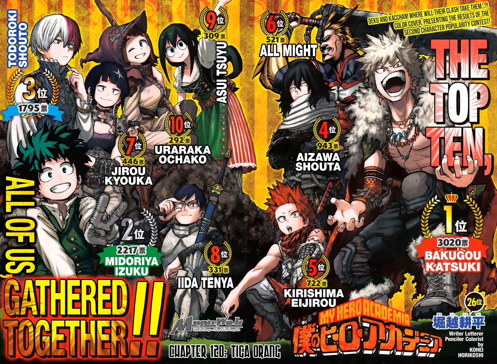 Boku no Hero Academia Chapter 120 Gambar 3