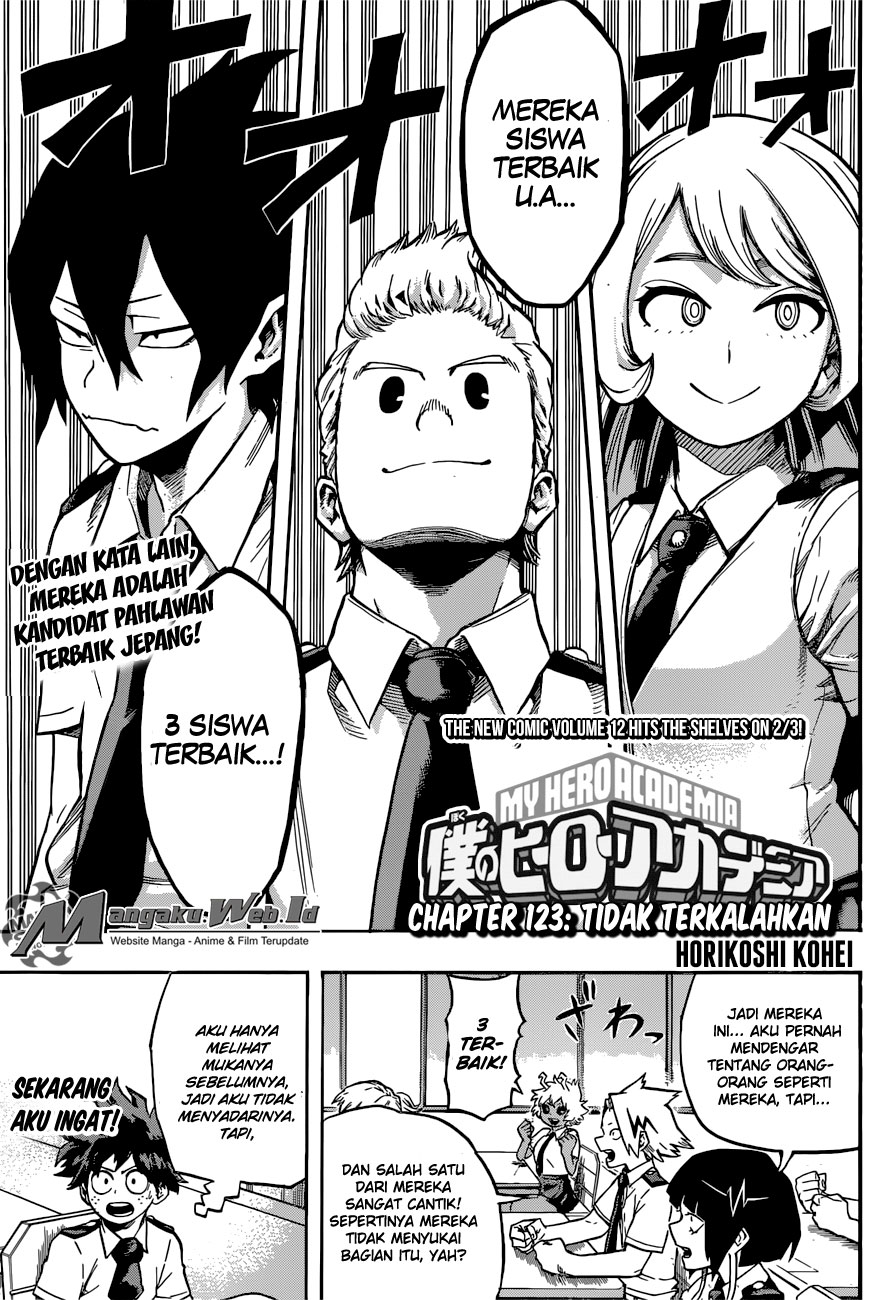 Manga Boku no Hero Academia Chapter 123 gambar nomor 2