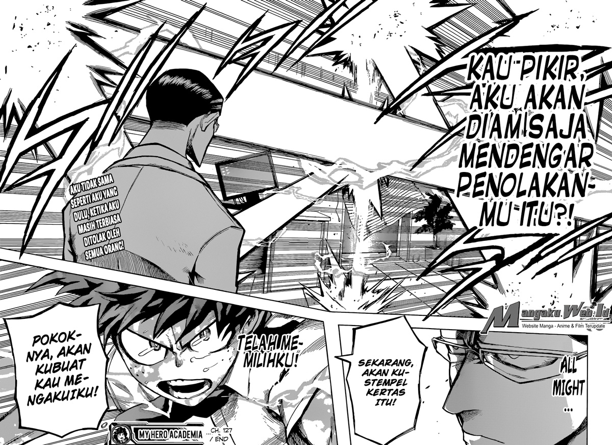 Boku no Hero Academia Chapter 127 Gambar 19