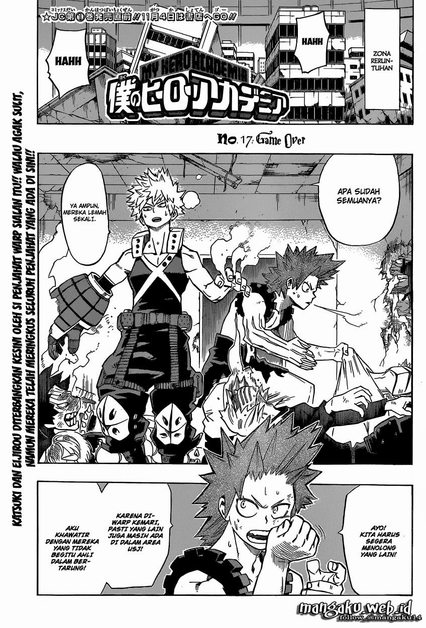 Manga Boku no Hero Academia Chapter 17 gambar nomor 2
