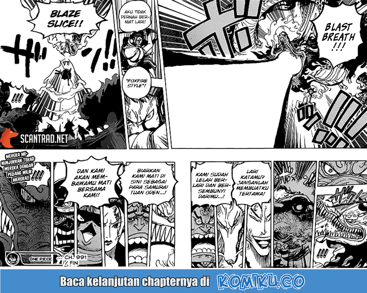 One Piece Chapter 991 Gambar 16