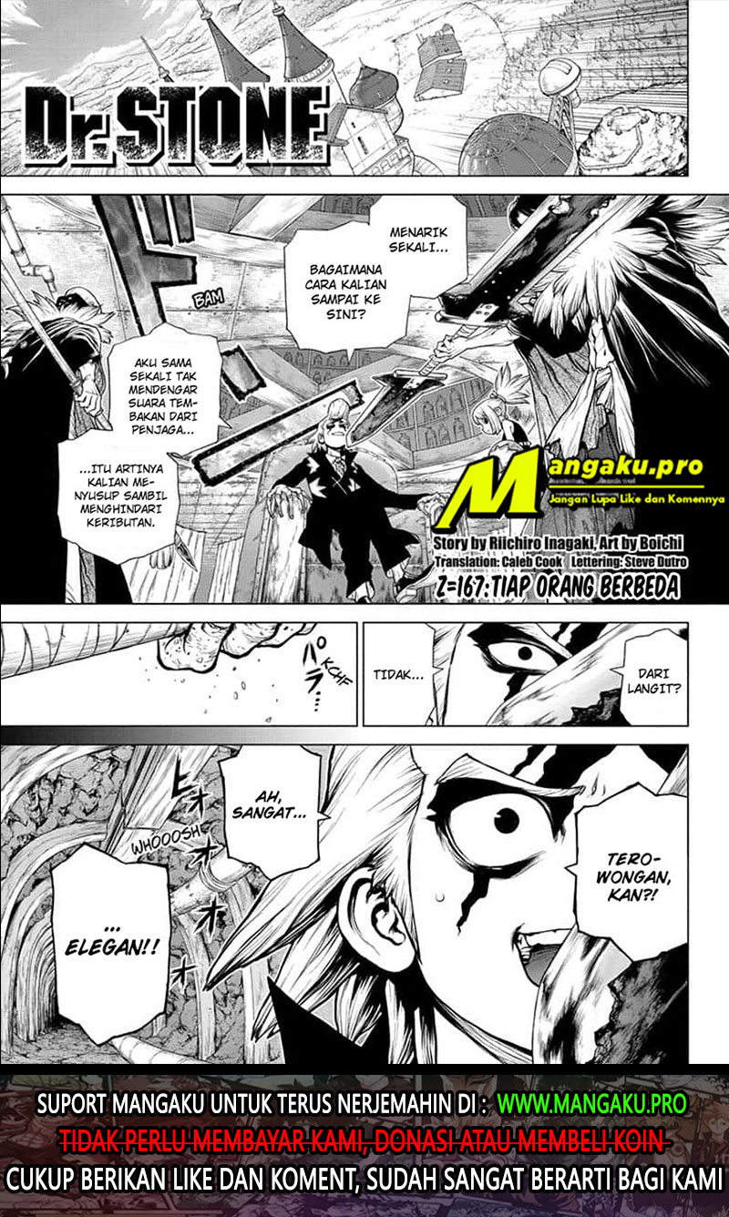 Manga Dr. Stone Chapter 167 gambar nomor 2