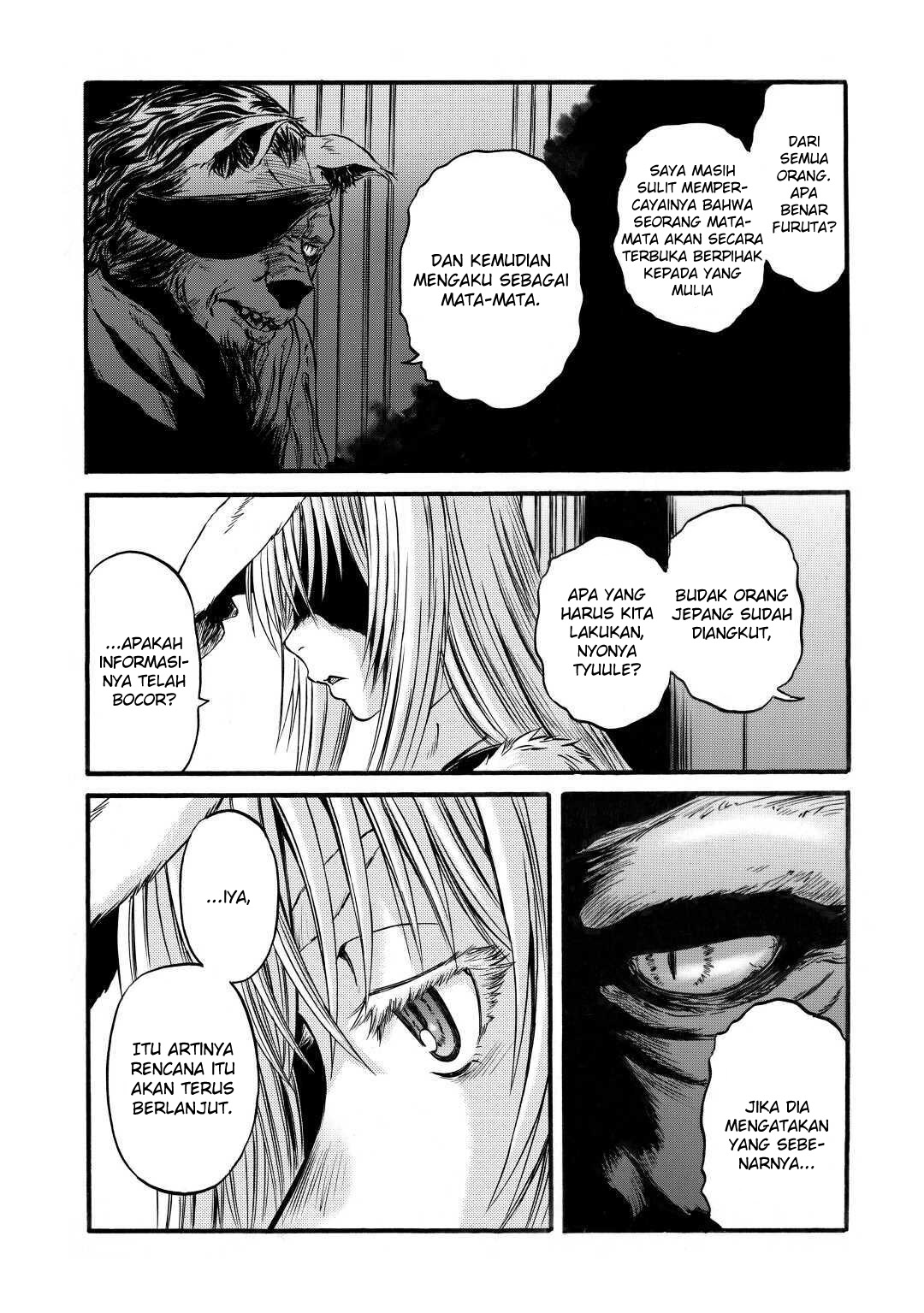 Gate – Jietai Kare no Chi nite Kaku Tatakeri Chapter 97 Gambar 5