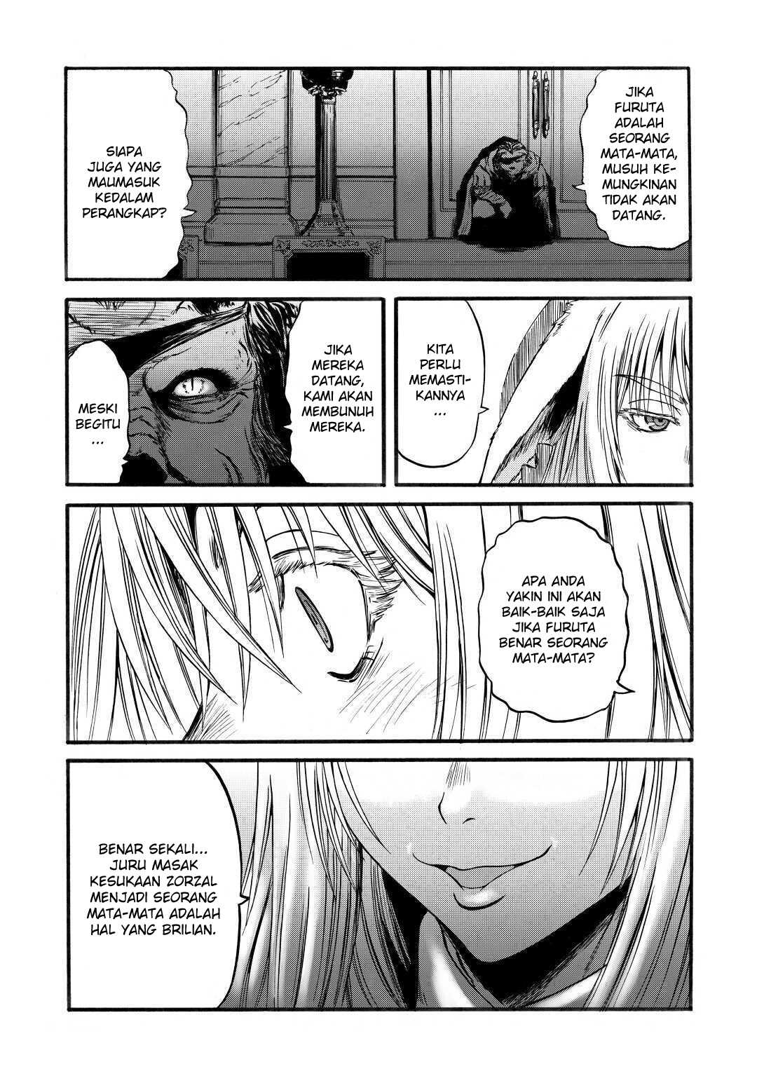 Gate – Jietai Kare no Chi nite Kaku Tatakeri Chapter 97 Gambar 6