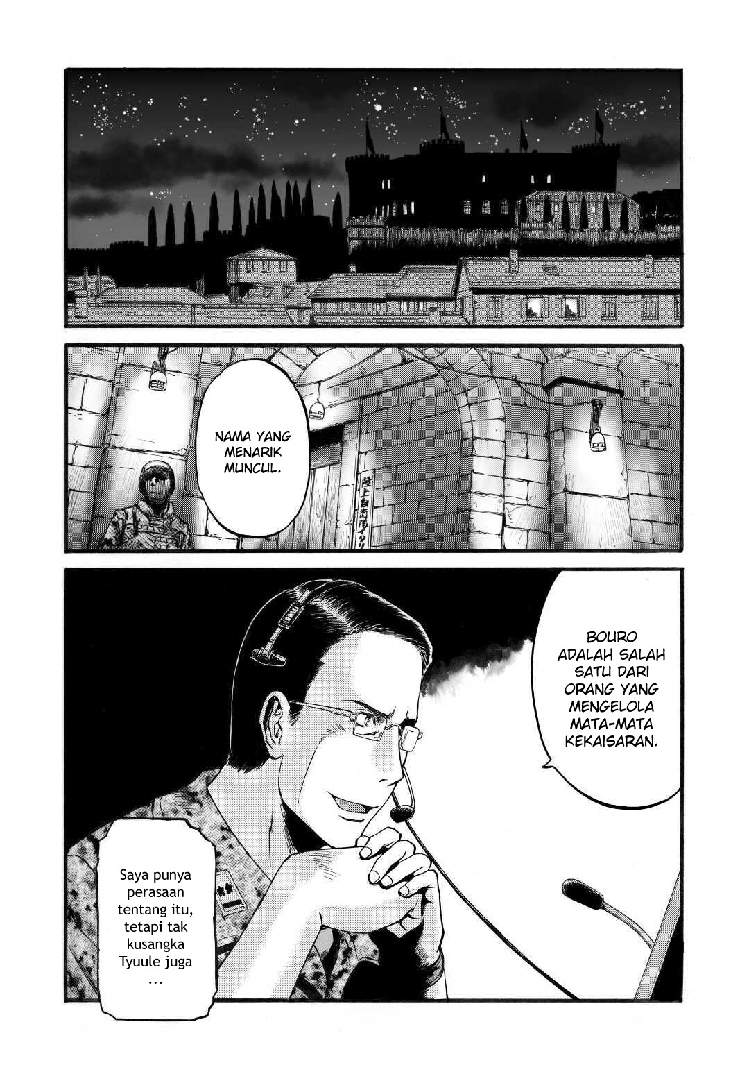 Gate – Jietai Kare no Chi nite Kaku Tatakeri Chapter 97 Gambar 8