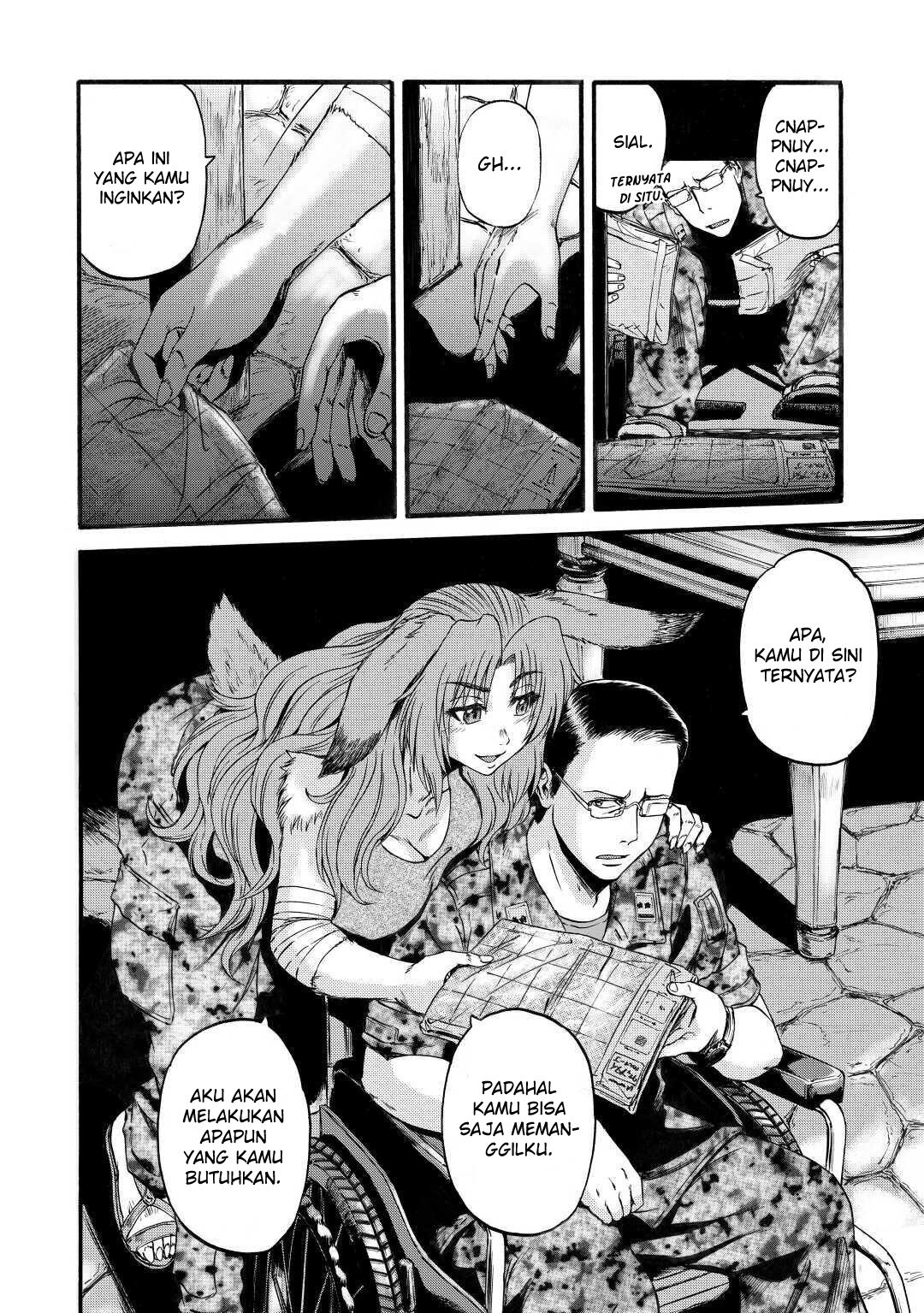 Gate – Jietai Kare no Chi nite Kaku Tatakeri Chapter 97 Gambar 12