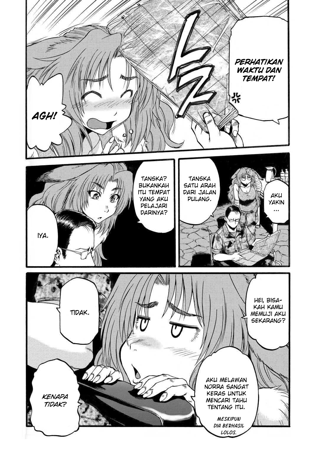 Gate – Jietai Kare no Chi nite Kaku Tatakeri Chapter 97 Gambar 14