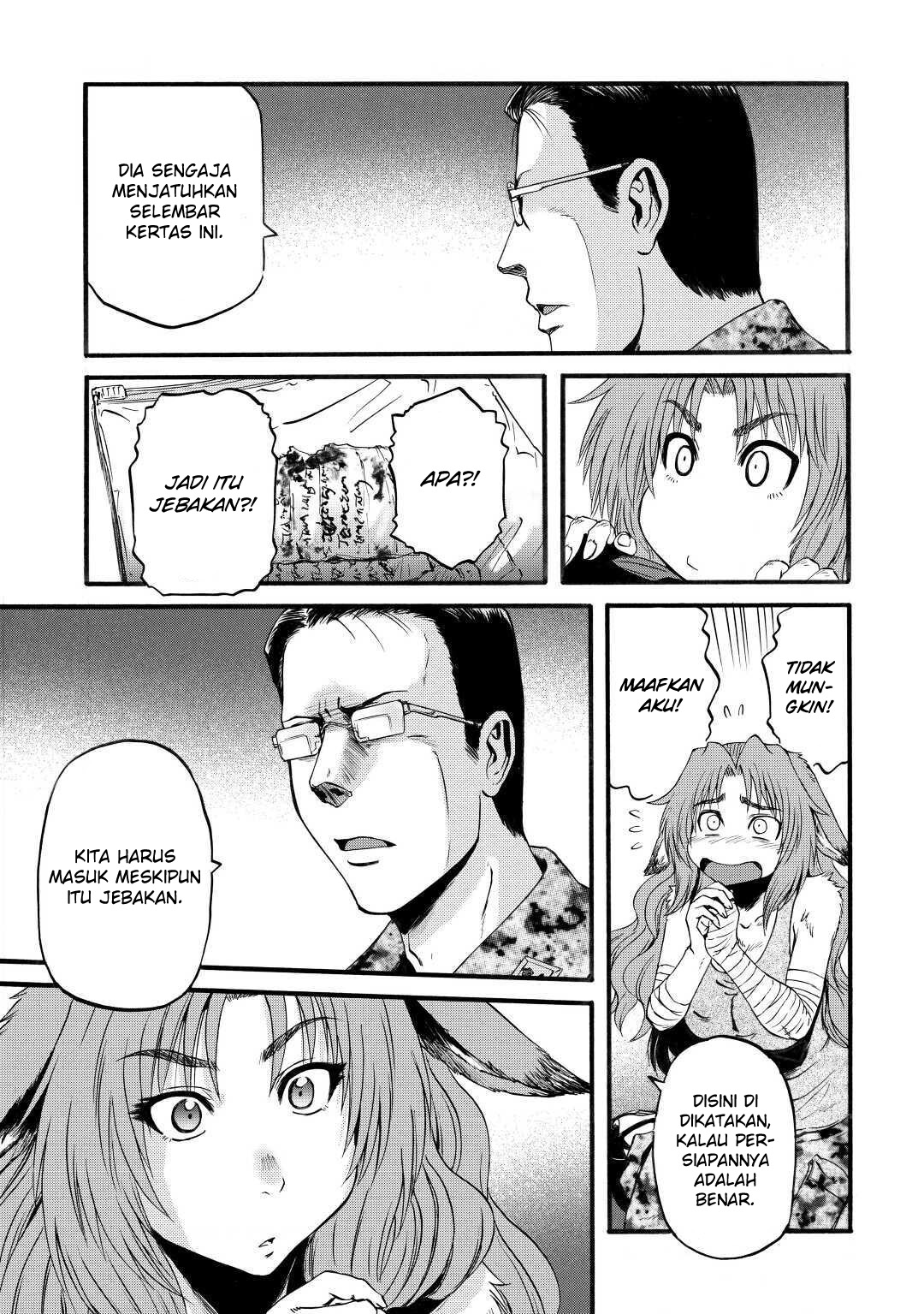 Gate – Jietai Kare no Chi nite Kaku Tatakeri Chapter 97 Gambar 15