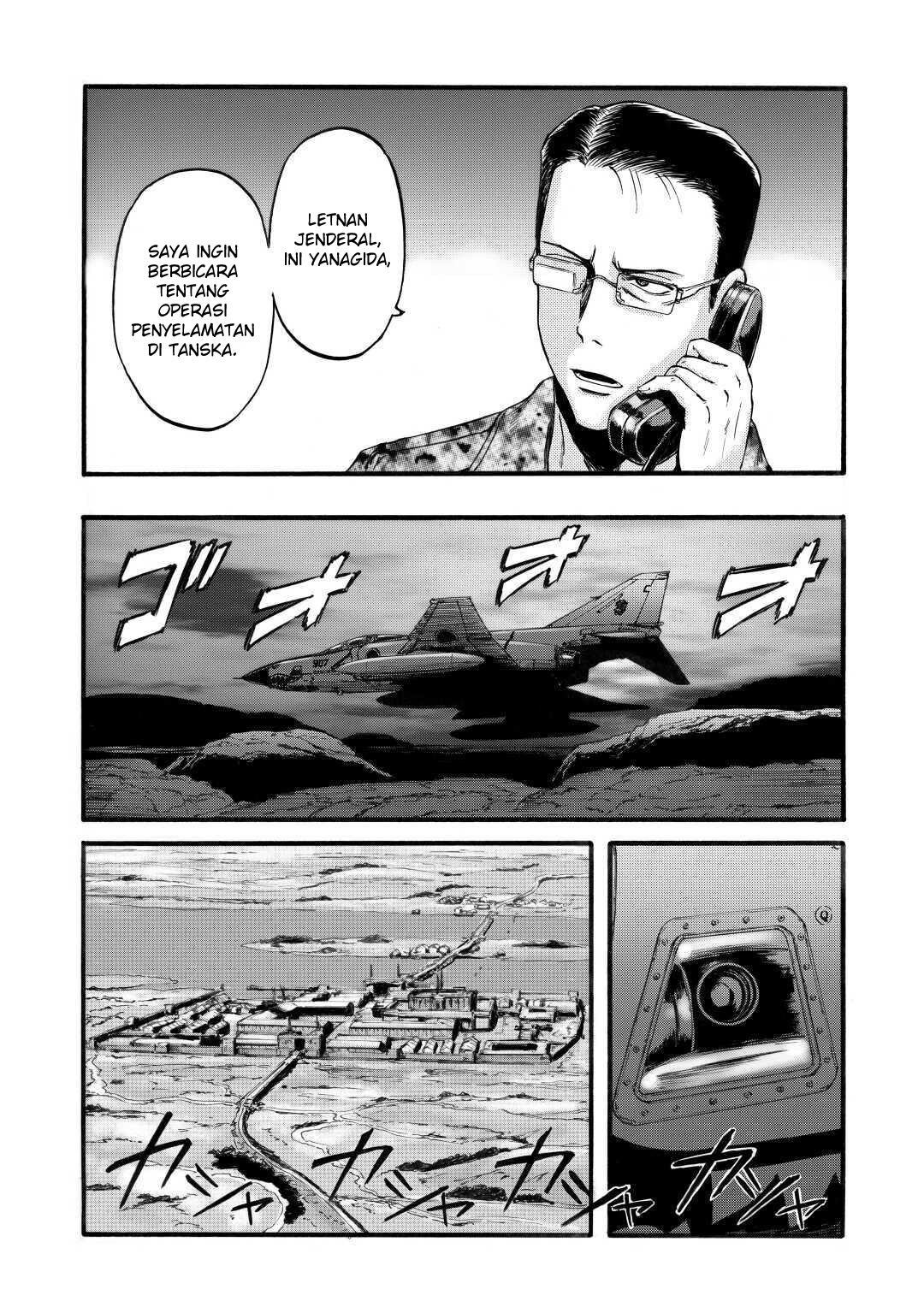 Gate – Jietai Kare no Chi nite Kaku Tatakeri Chapter 97 Gambar 17