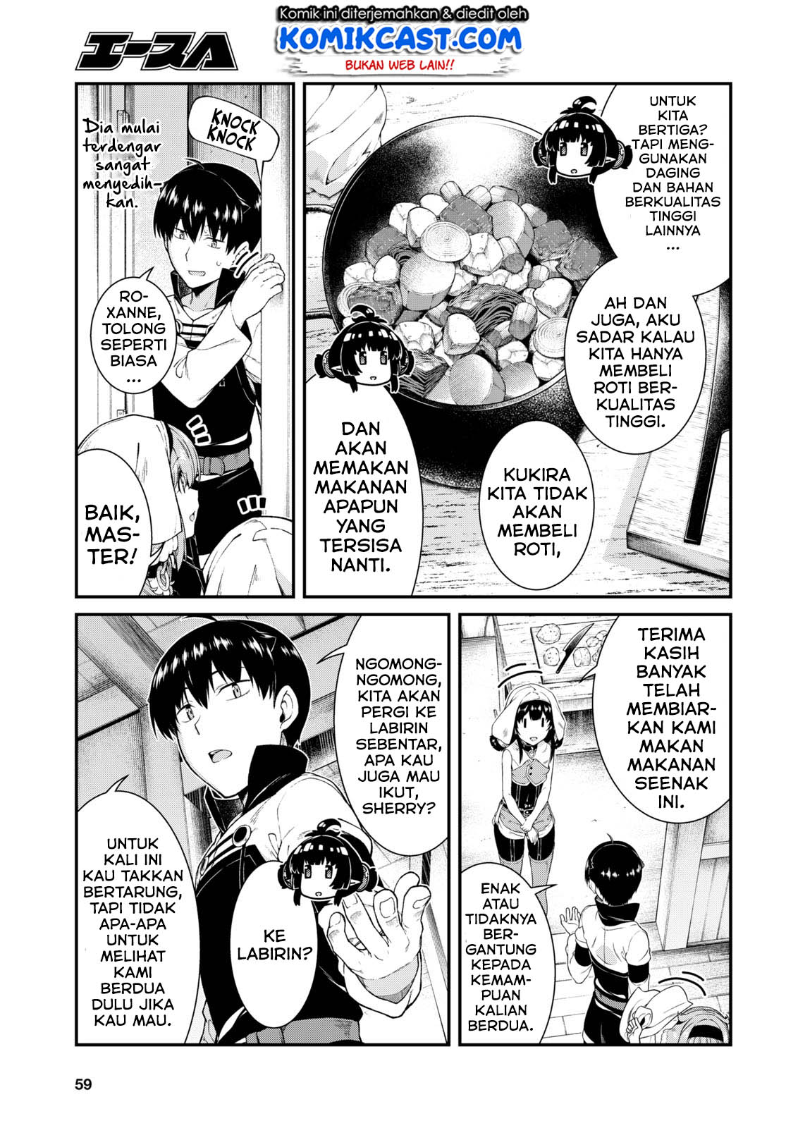 Isekai Meikyuu de Harem wo Chapter 40 Gambar 5